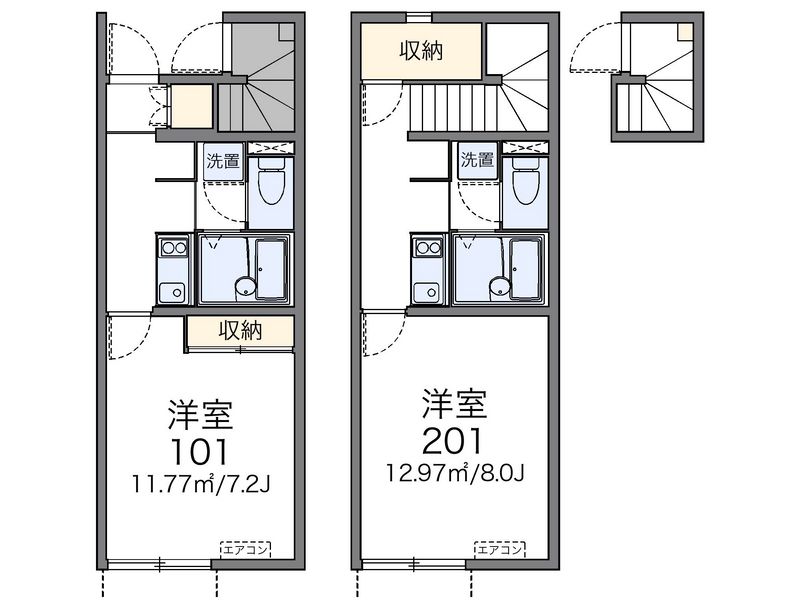レオネクストアンジェＢ 間取図