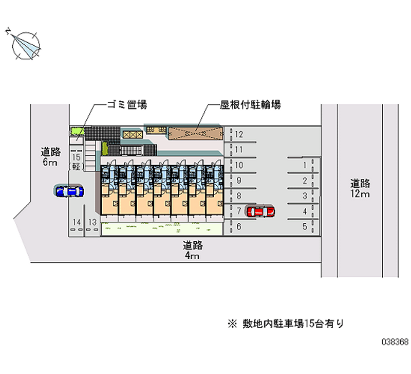 38368月租停車場