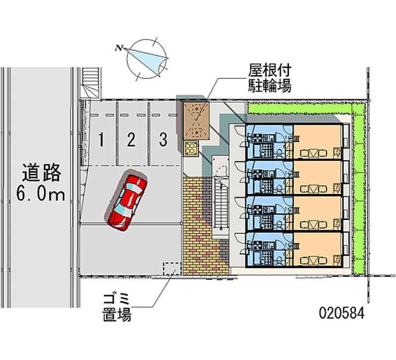 20584 Monthly parking lot