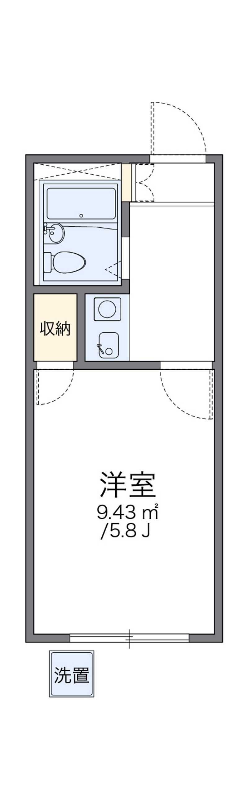 レオパレスＫｏｂａｙａｓｈｉ 間取図