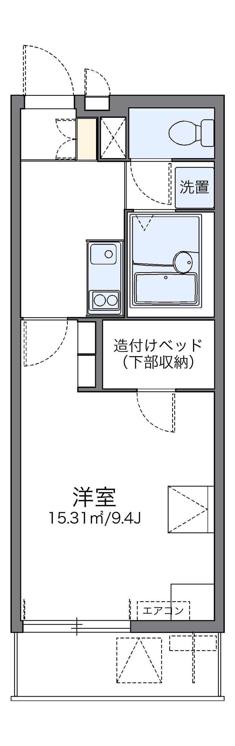 レオパレスＭＡＲＵＴＯ京田辺 間取図