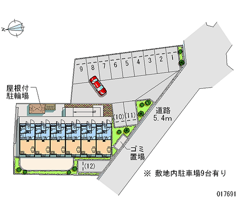 17691月租停車場