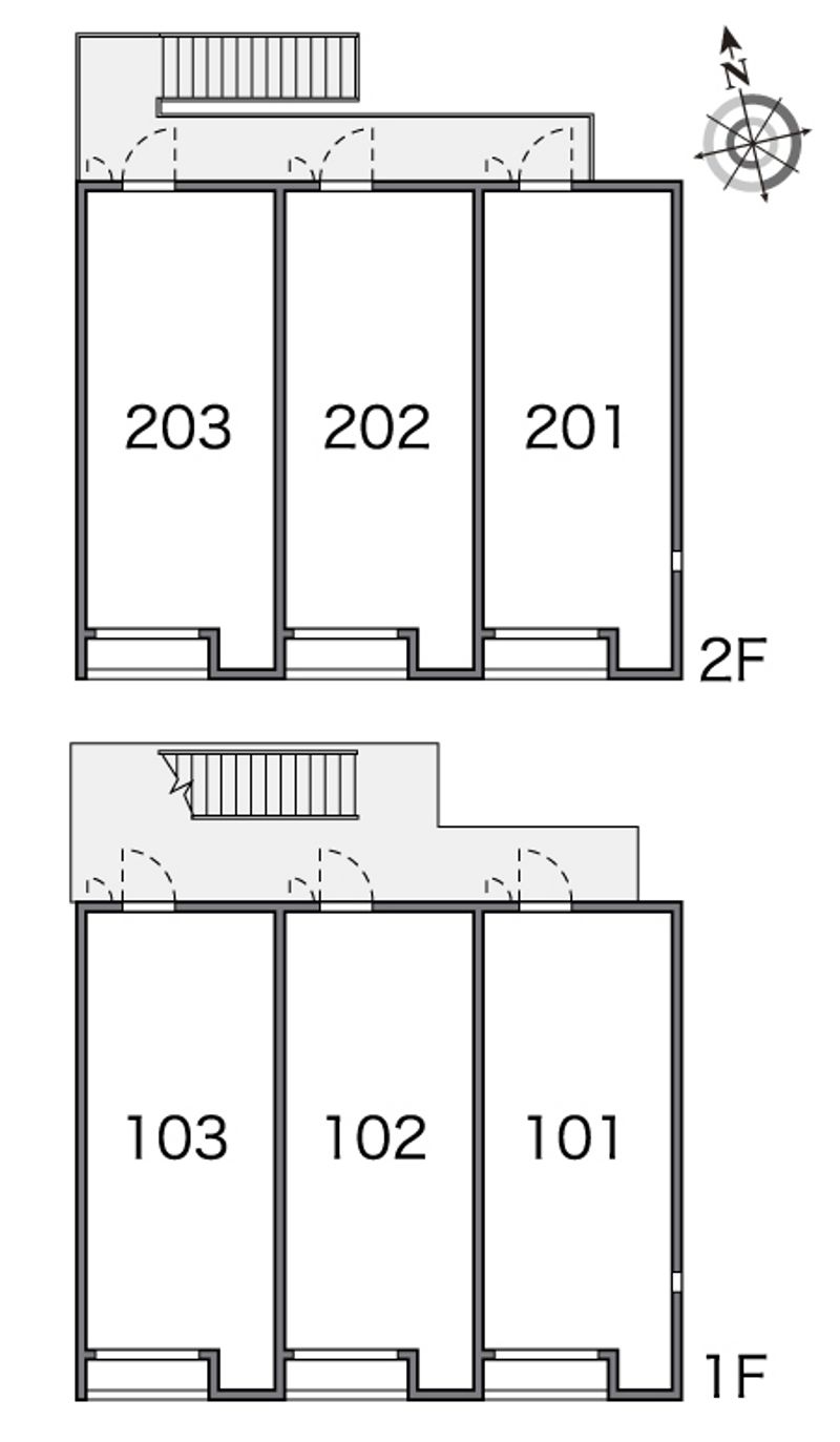 レオネクストハウス殿町 間取り配置図