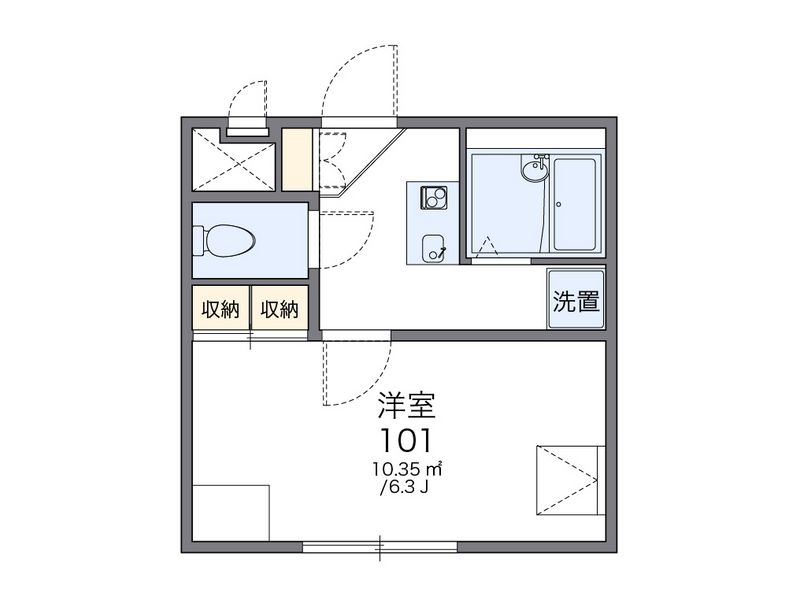 レオパレス芹橋 間取図