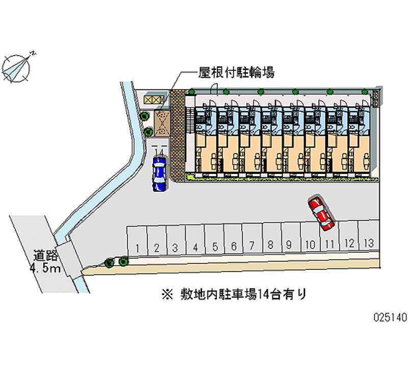 25140 Monthly parking lot