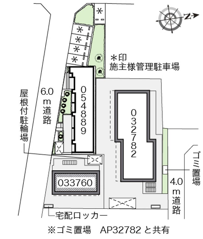レオパレス隼 配置図
