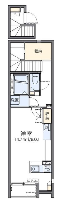 レオネクストポムールⅡ 間取り図