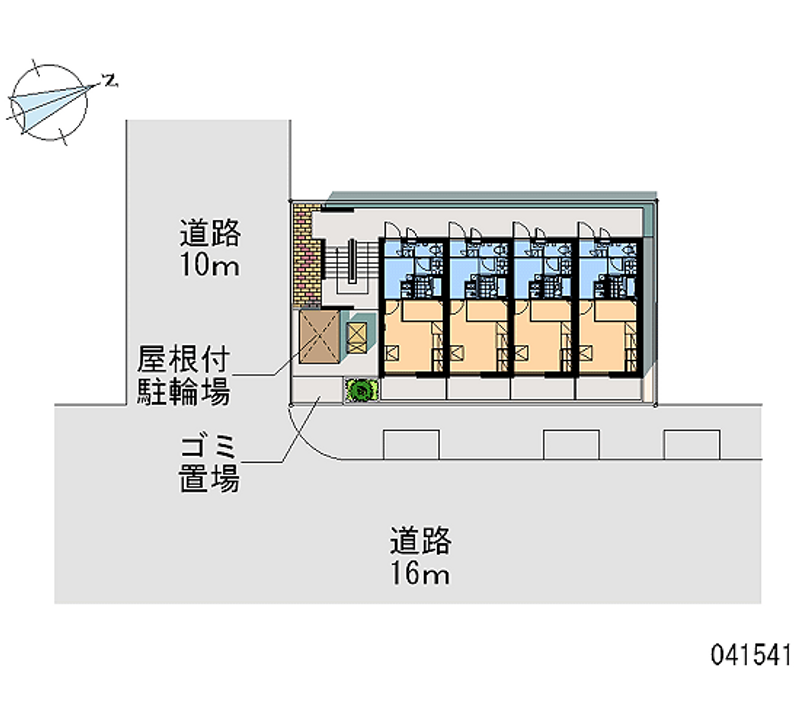 レオパレスにしまち 区画図
