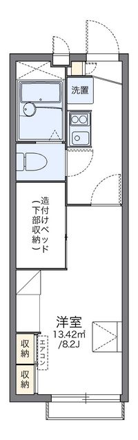 レオパレス畑中Ⅲ 間取り図