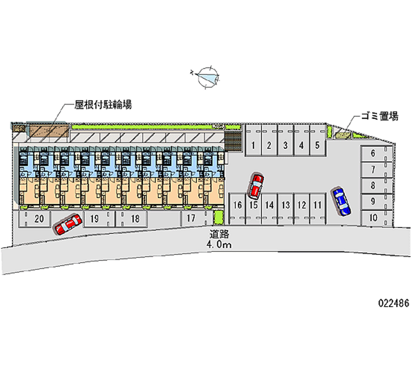 22486 Monthly parking lot