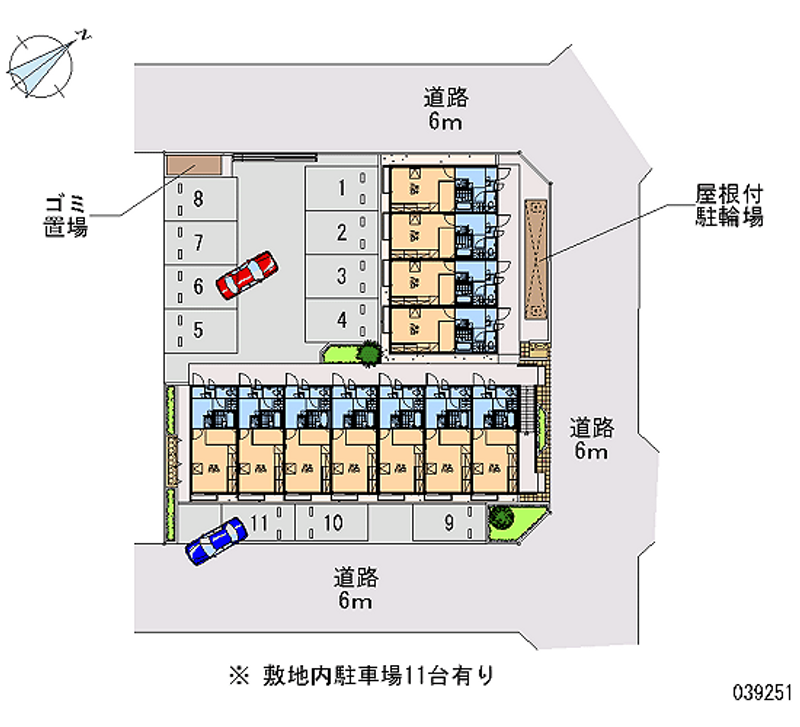 39251月租停车场