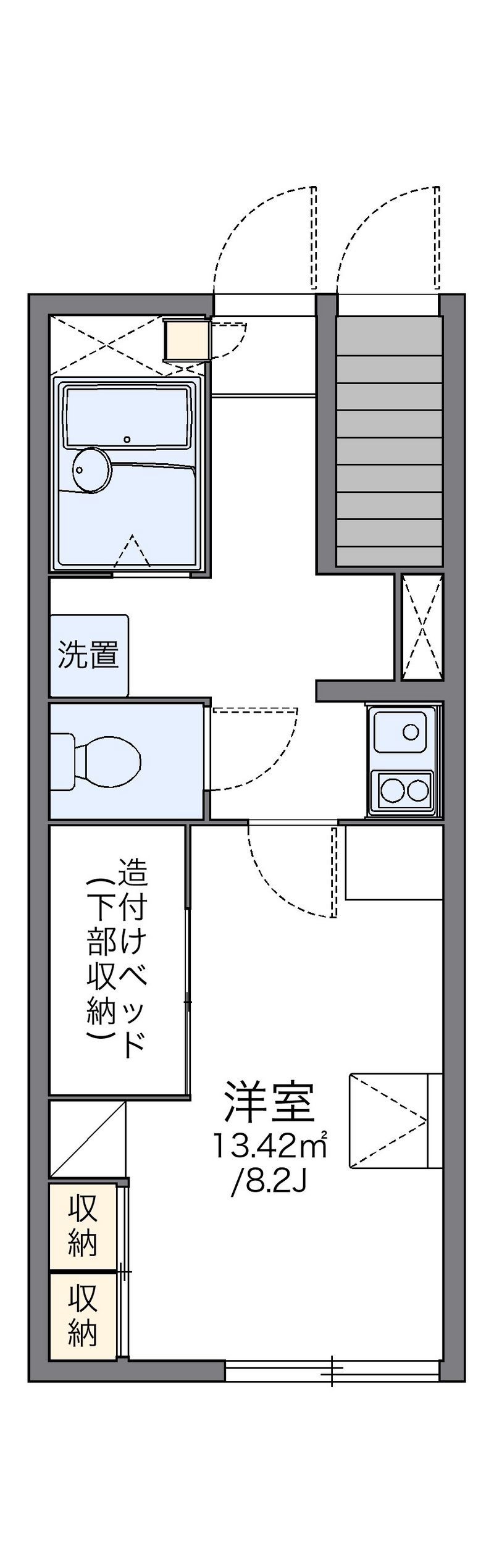 レオパレススターダスト 間取図