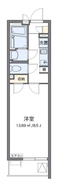 クレイノリーブル 間取り図