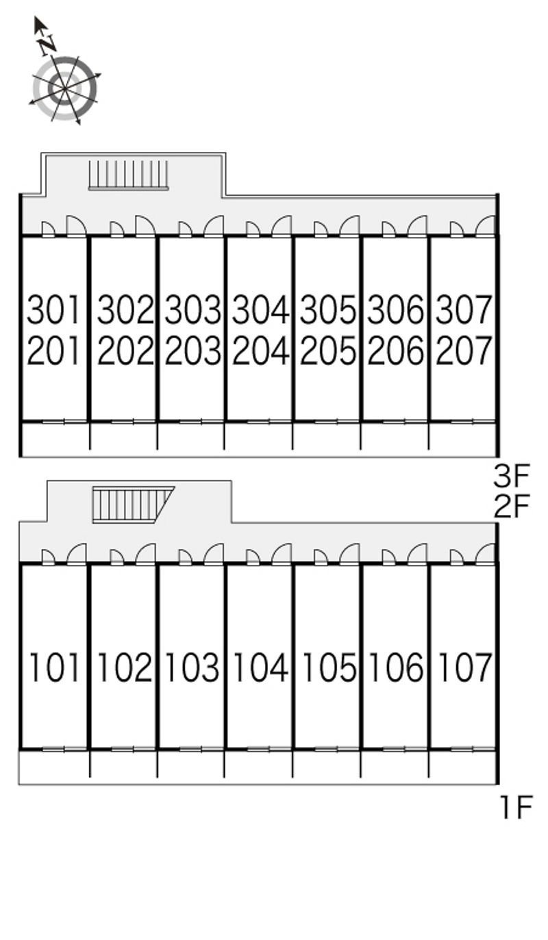 レオパレス朝日 間取配置図
