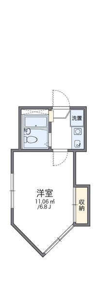 レオパレスサンクィーンハウスⅠ 間取り図