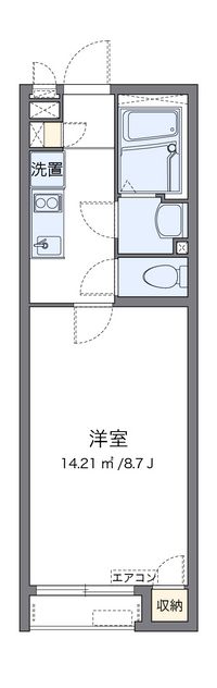 クレイノ柚子 間取り図