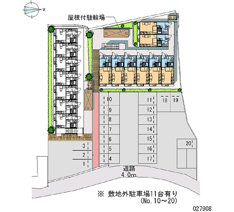 27908月租停车场