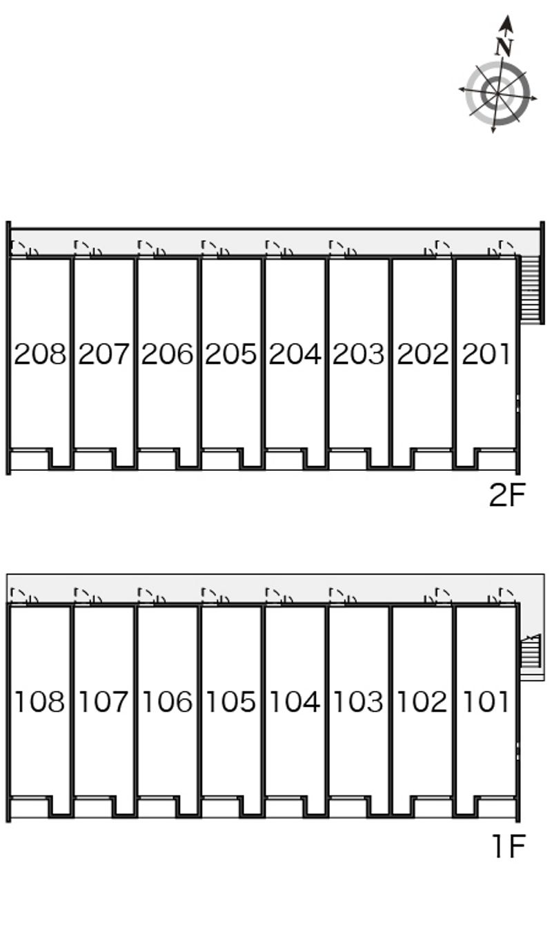 クレイノトニワン 間取配置図