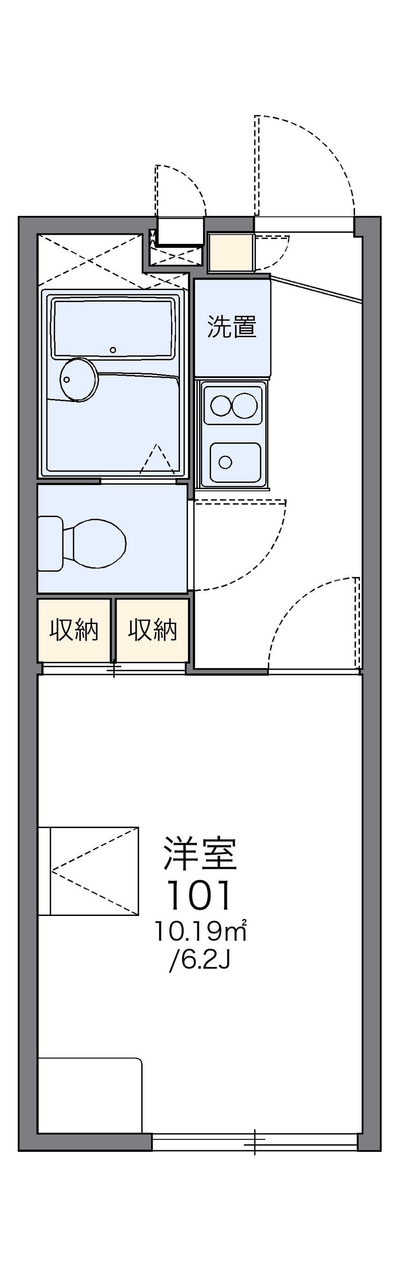 レオパレスｅａｓｔｅｒｎ 間取図