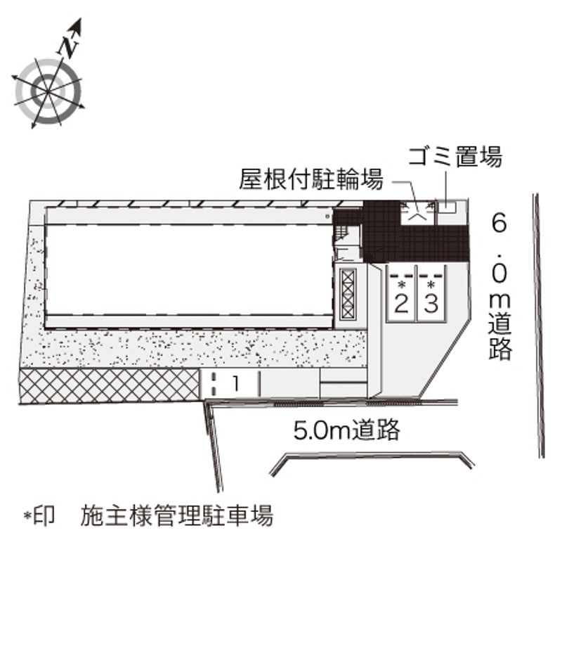 レオパレスＯＯＨＡＲＡ 配置図