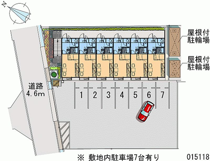 レオパレス宮南 月極駐車場