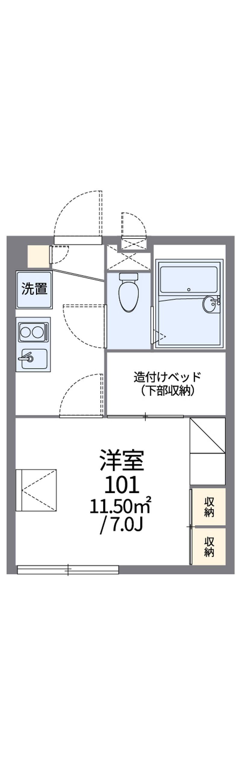 レオパレスＫアンドＳ 間取図