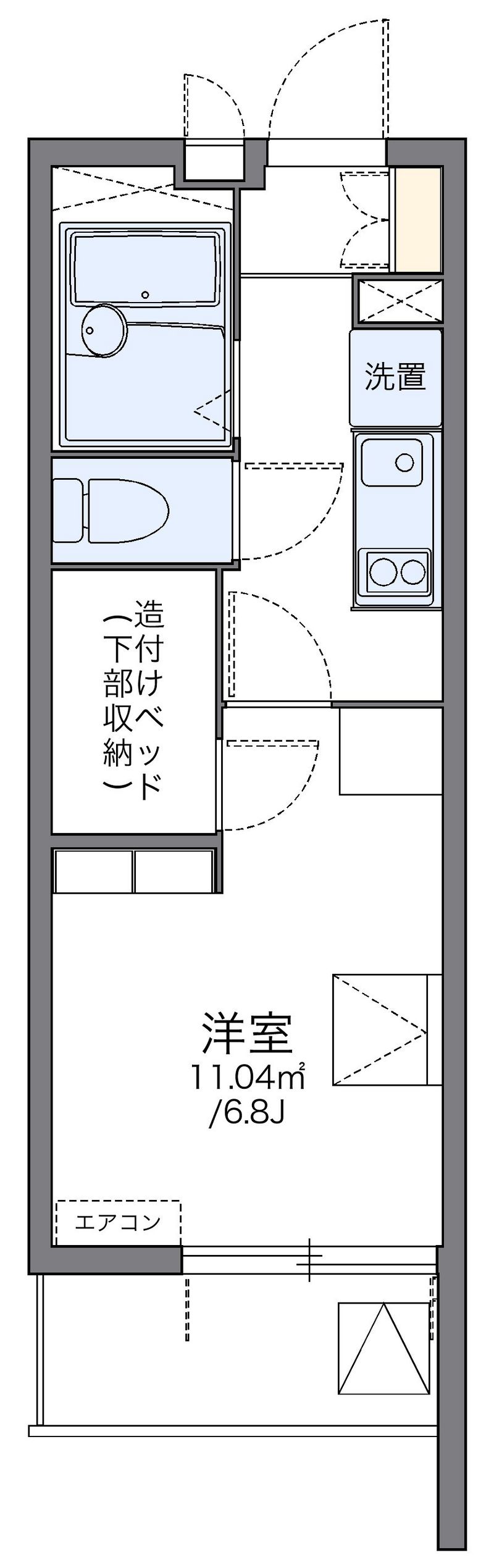 レオパレスＫＡＺＵⅢ 間取り