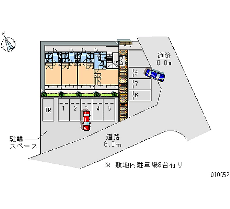 レオパレスカンフォート１ｓｔ 月極駐車場