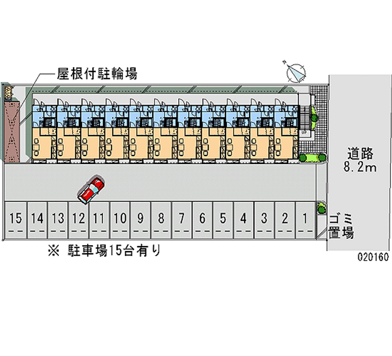 レオパレス追分台Ａ 月極駐車場