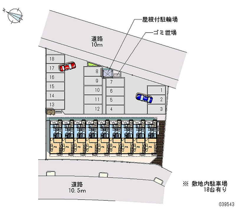 レオパレス泉 月極駐車場