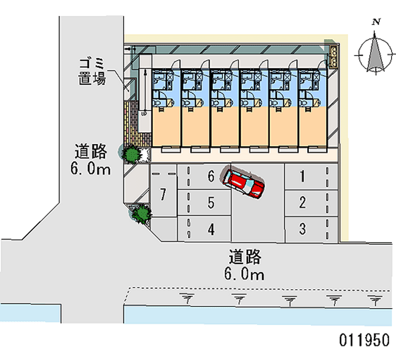 11950 Monthly parking lot