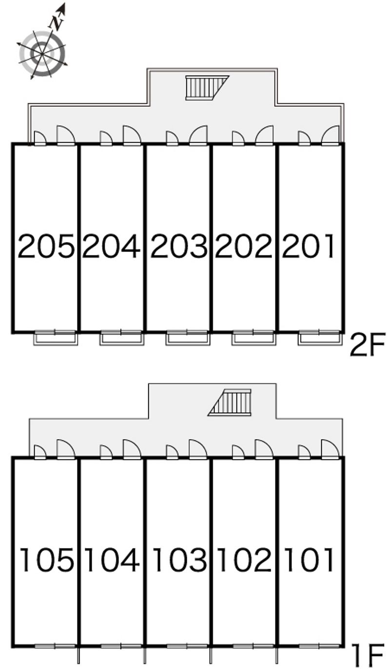 レオパレスエムズ　南阿佐ヶ谷 間取配置図
