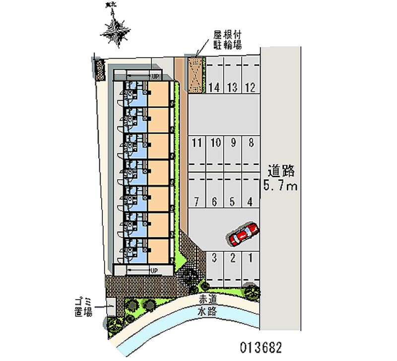 レオパレスＤｏｍａｎｉ 月極駐車場