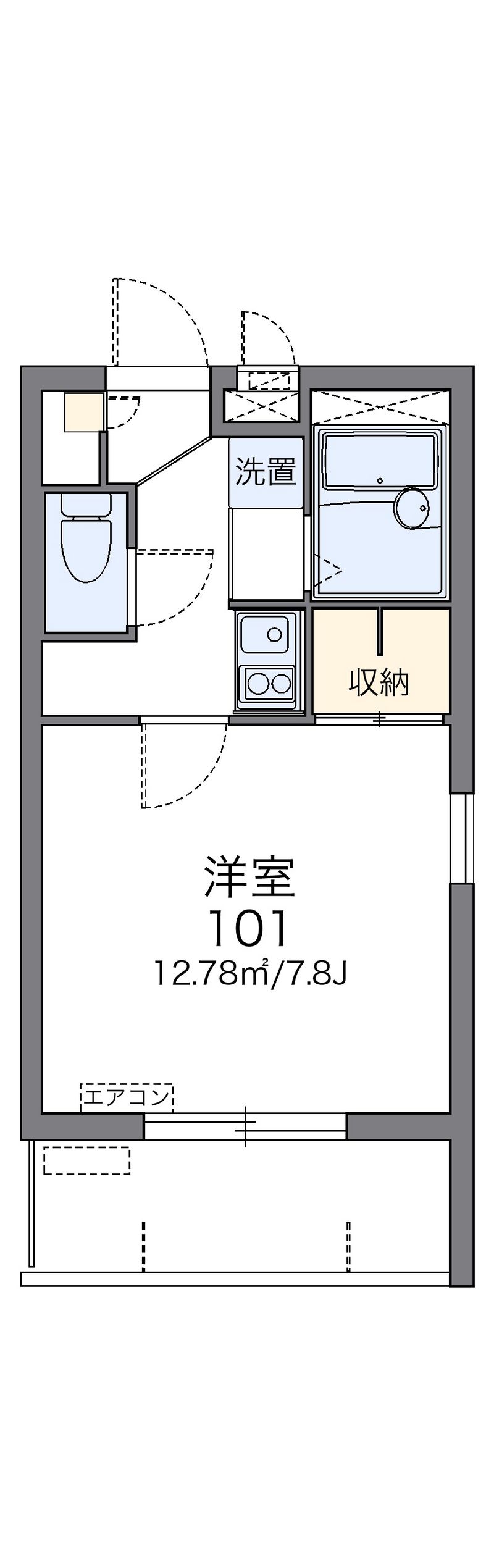 レオパレス新 間取図
