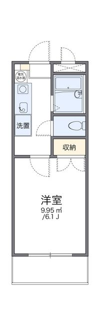 レオパレス川手町Ａ 間取り図