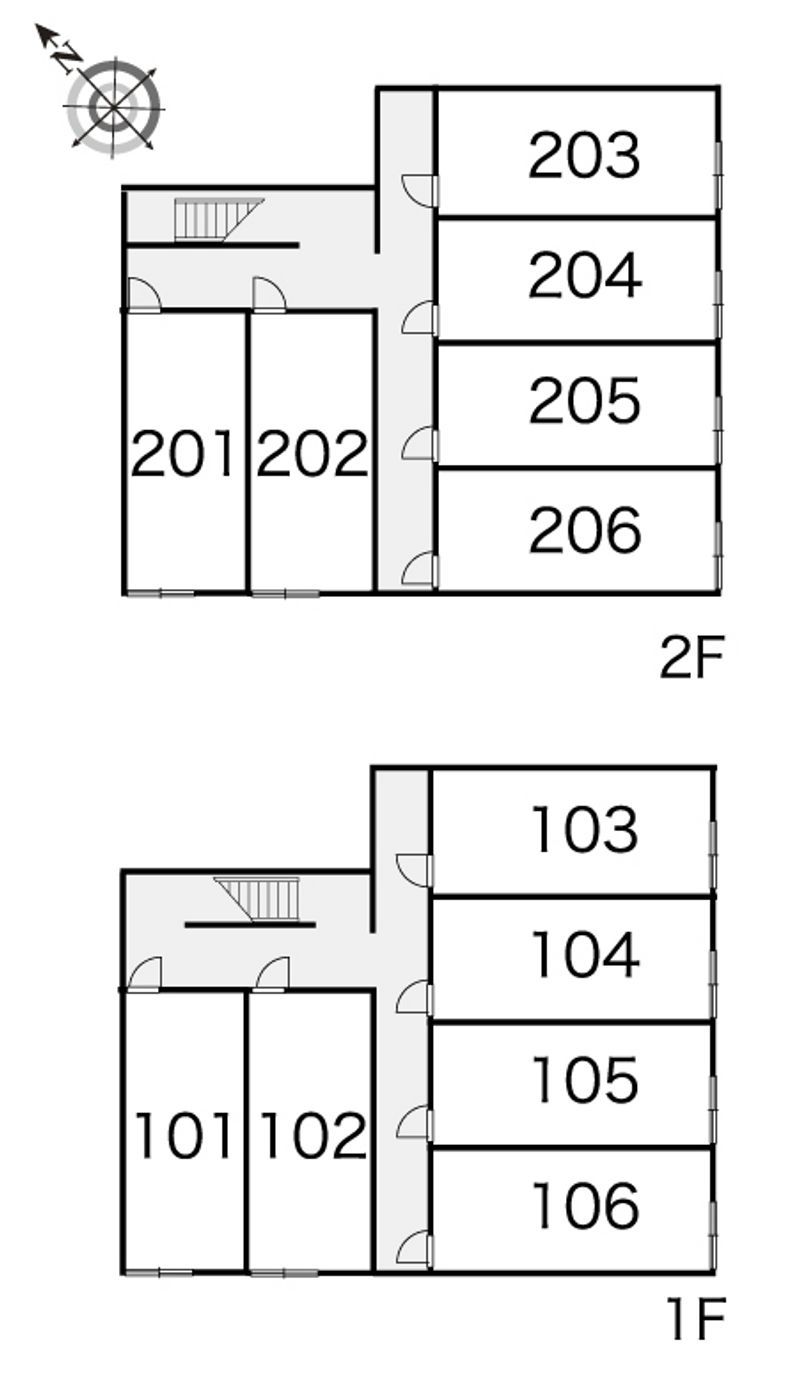 レオパレス美園アグリ 間取り配置図