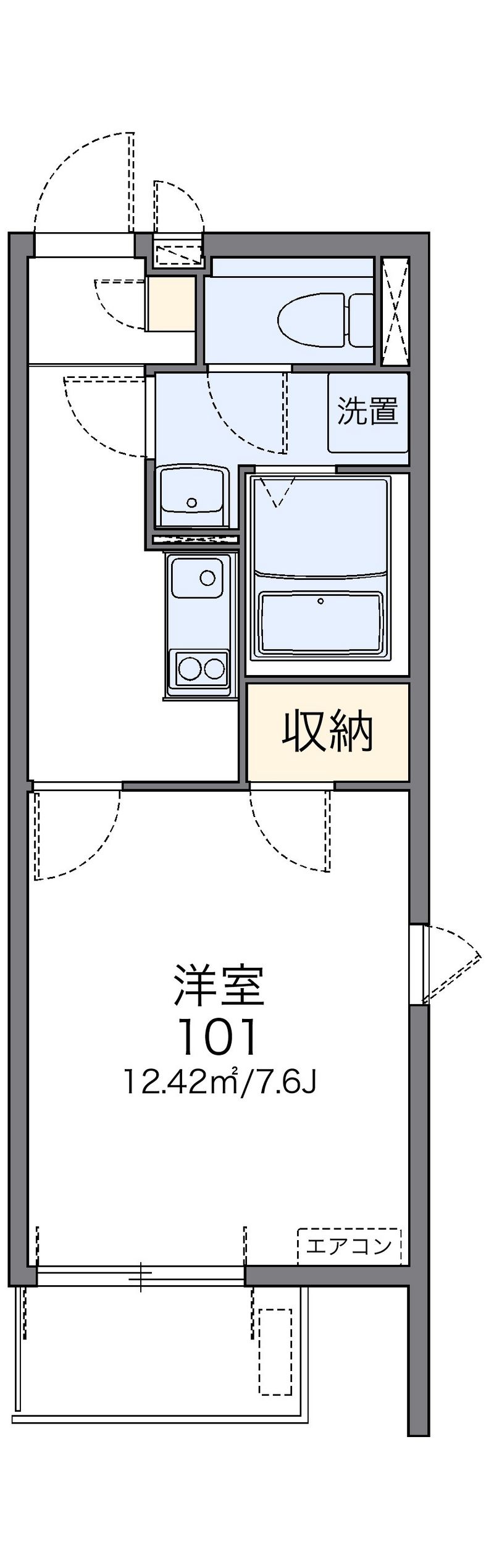 レオネクストグリーンライト 間取図