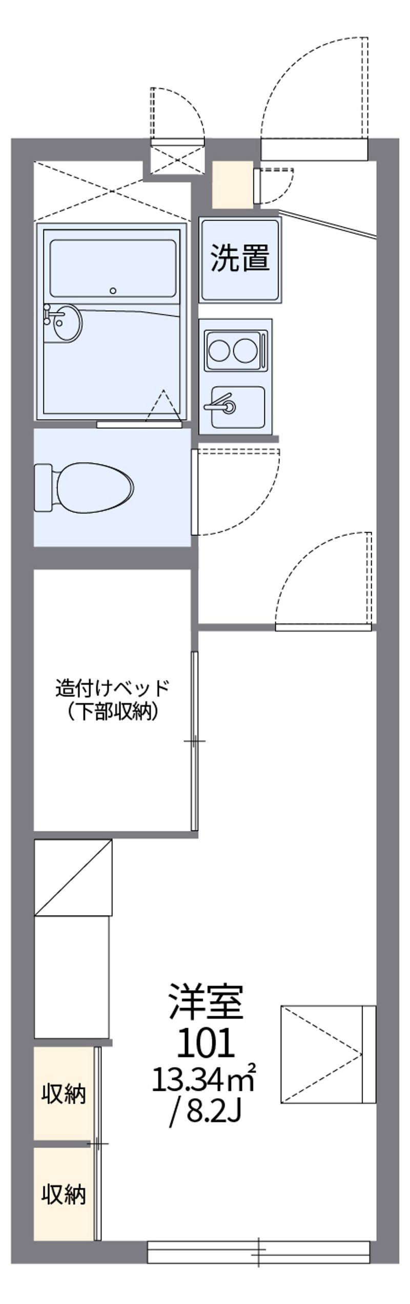 レオパレスＳＯＬＵＣＩＯＮ４ 間取図