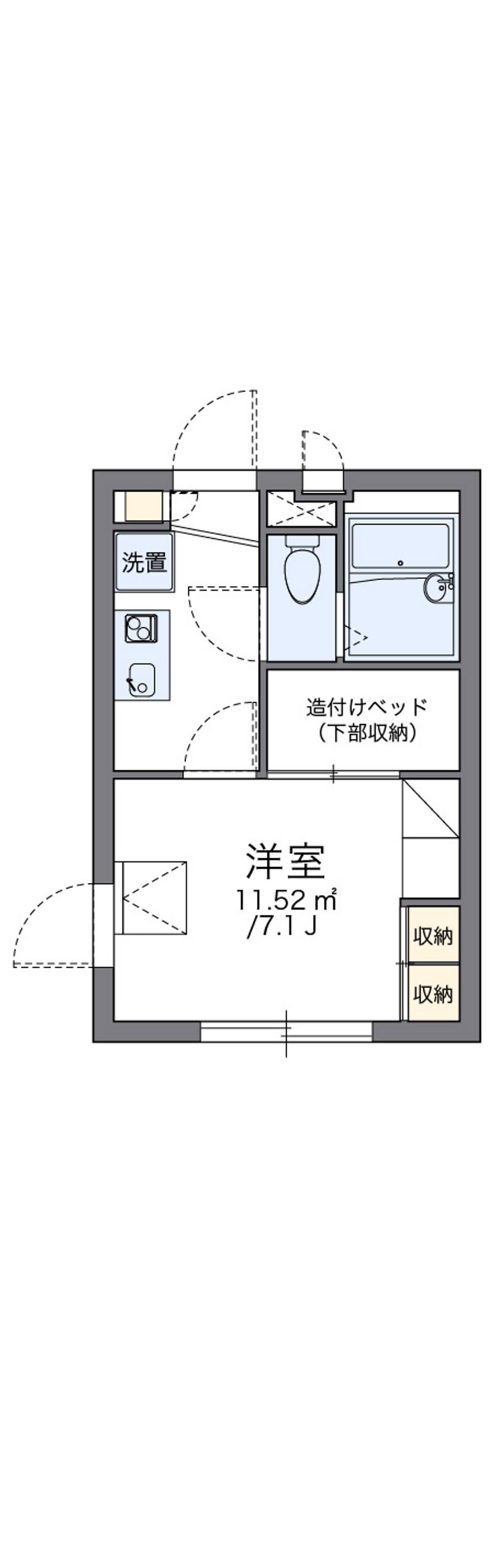 レオパレスメゾン　紗々 間取図