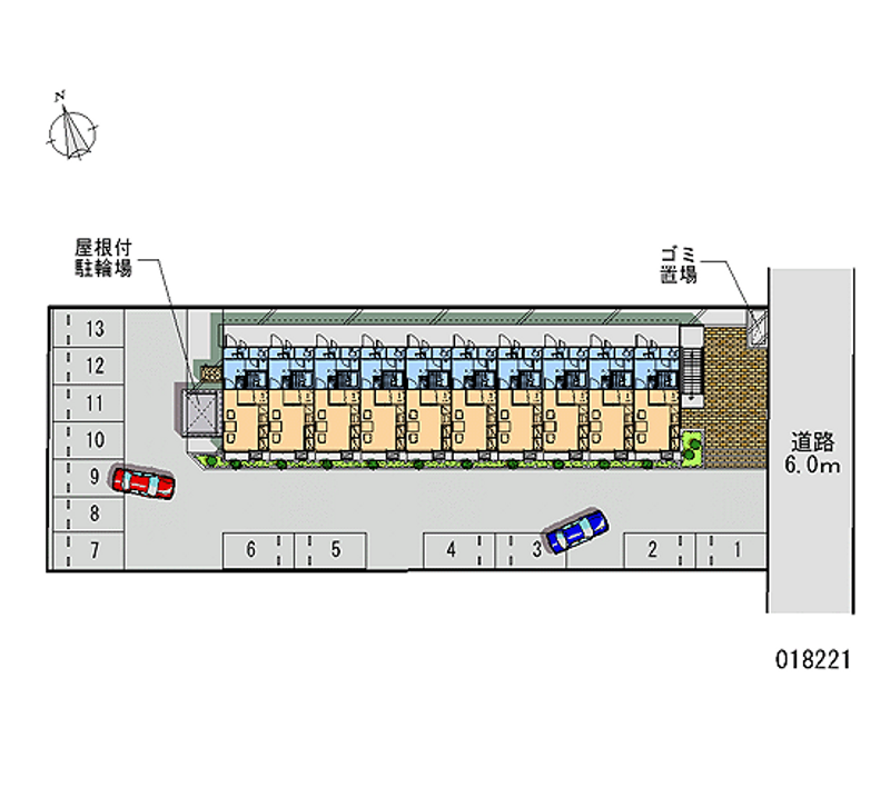 18221 Monthly parking lot