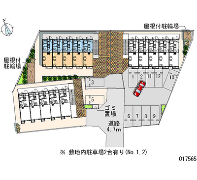 17565 Monthly parking lot