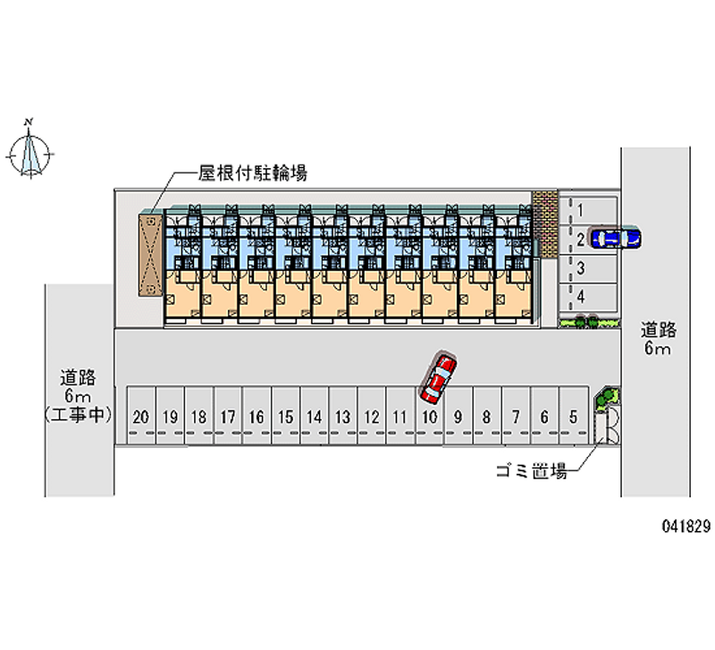 41829 월정액 주차장