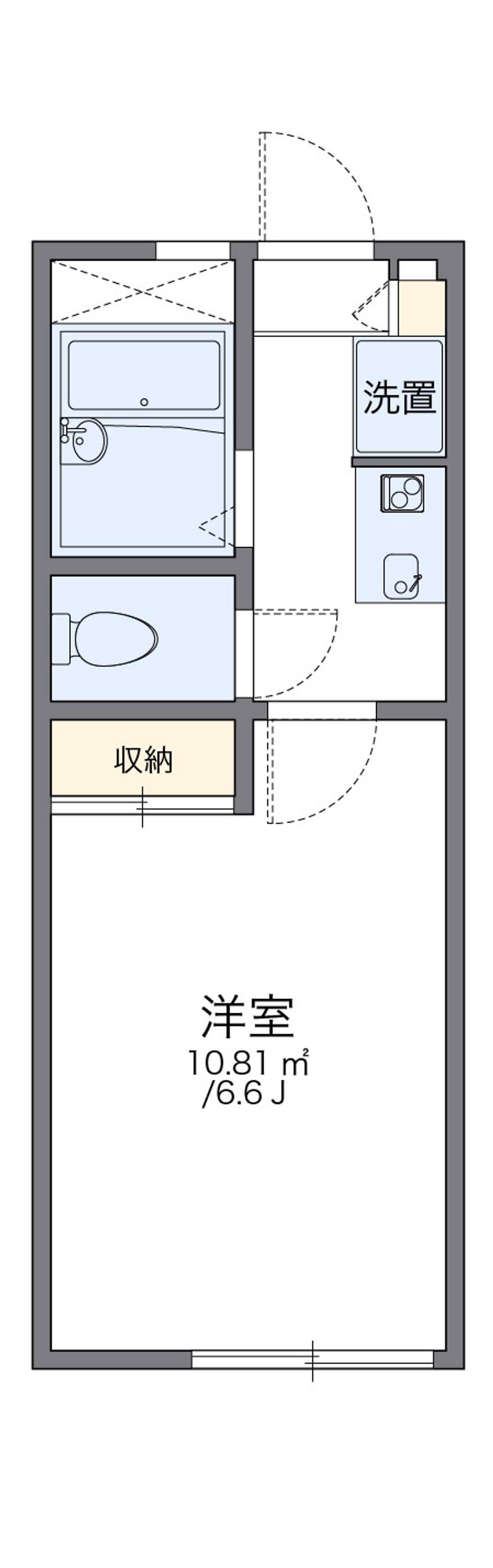 レオパレスＲａｆｆｉｎｅｅ 間取図