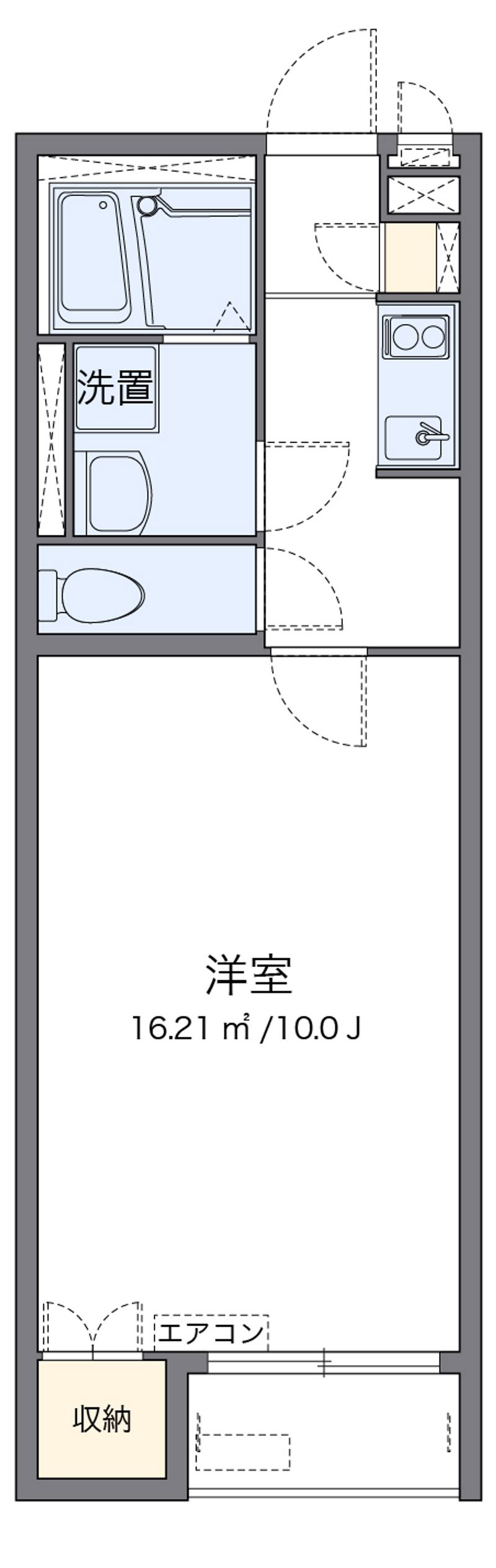ミランダ三本木 間取図