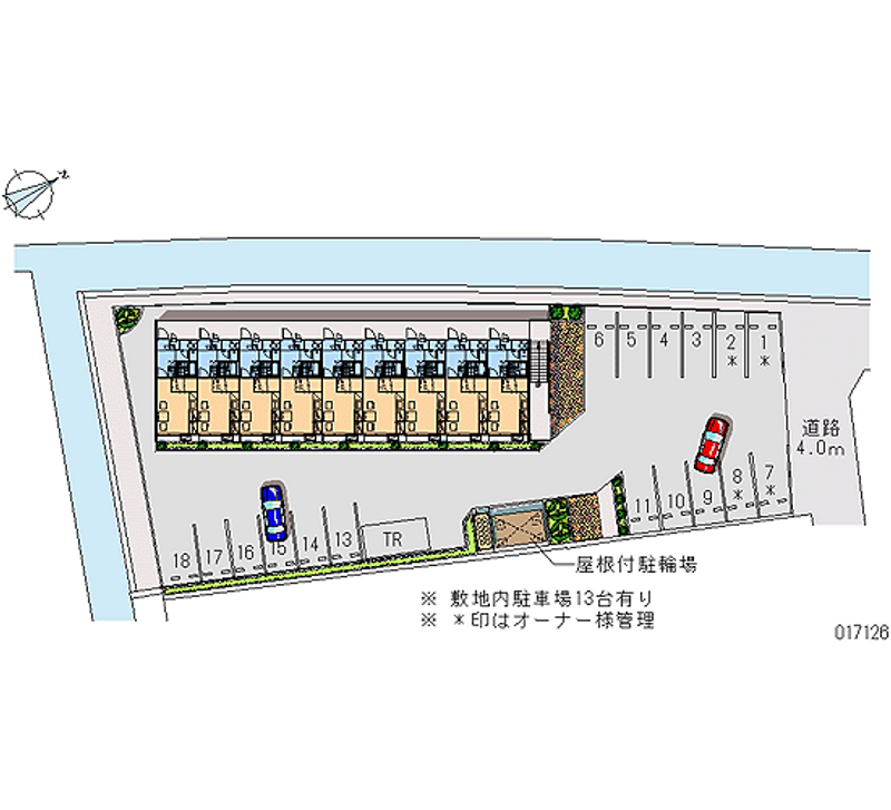 17126 Monthly parking lot