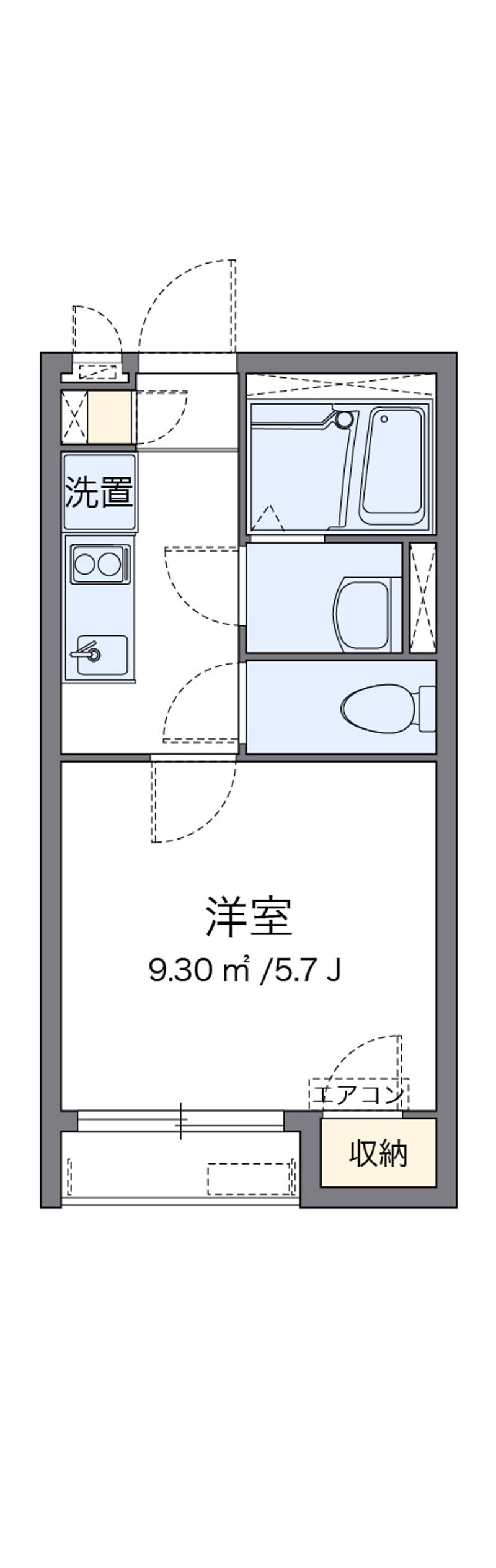 クレイノ布橋 間取図