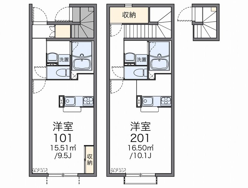 レオネクスト鴻島 間取図