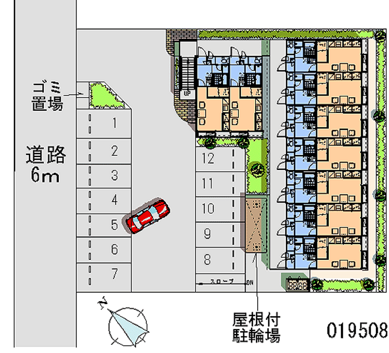 レオパレス滝ノ水 月極駐車場