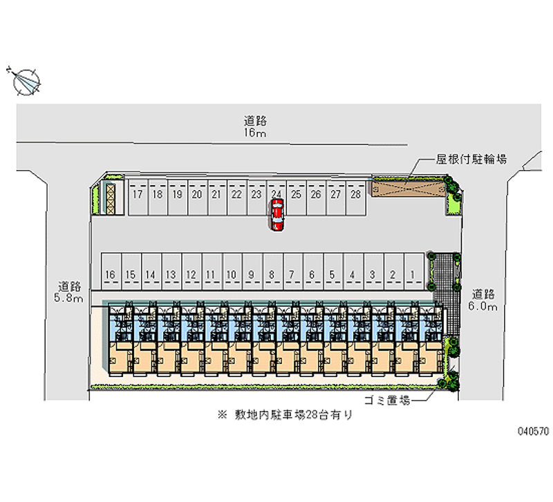 40570 bãi đậu xe hàng tháng