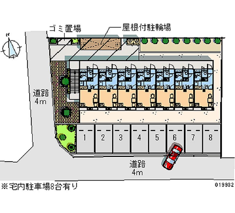 レオパレスルミエール 月極駐車場